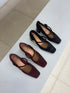 Close Toe Slid On Block Heels